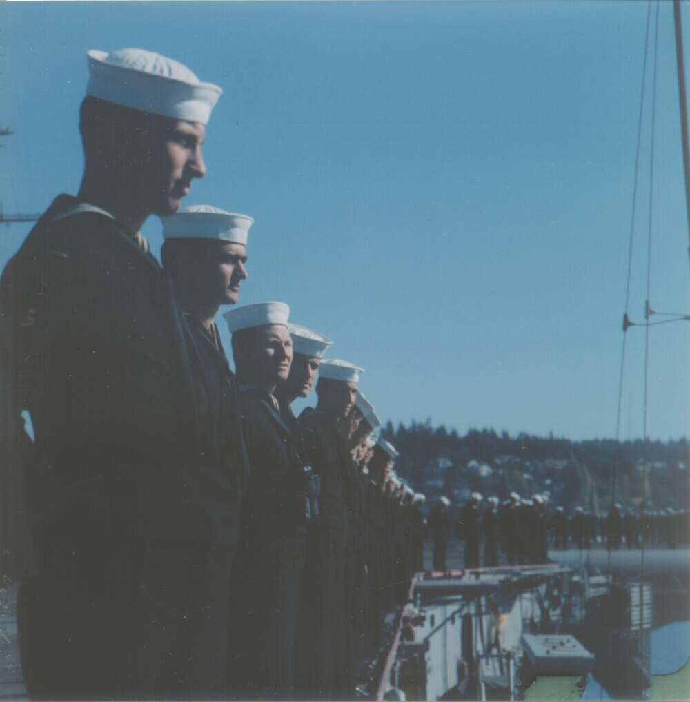  USS BENNINGTON'S LAST POWERED VOYAGE 