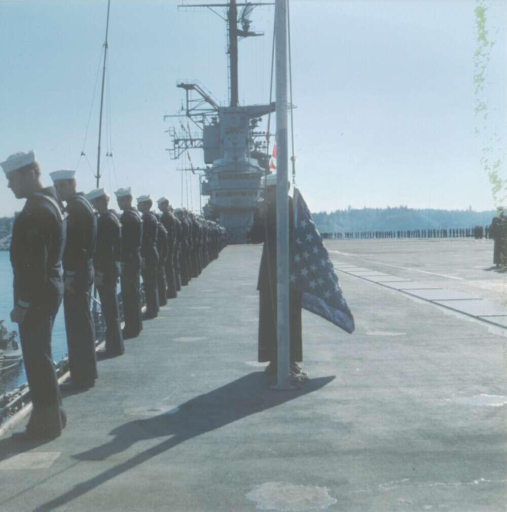  USS BENNINGTON'S LAST POWERED VOYAGE 