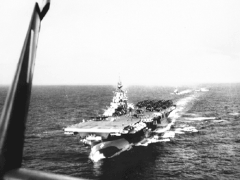 Bennington during shake-down