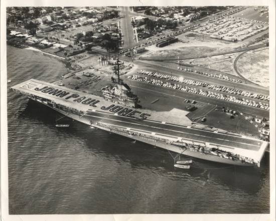 June 24, 1959<BR>SAN DIEGO<BR>Crew Spells<br>JOHN PAUL JONES<br>On Flight Deck