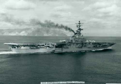 CVS-20 USS BENNINGTON  off the coast of California - 11/25/1967 