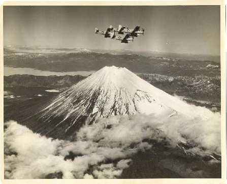  VA 42's  AD3's in formation, in 1956