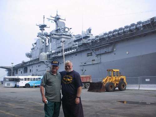 USS WASP and Bill Copeland and Bobby Quinn