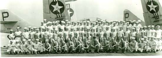  E Division - USS Bennington 1953   