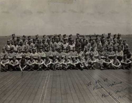  VB VF VT PLANE CAPTAINS - PEARL HARBOR 1945 